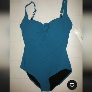 Gottex Blue One Piece Swimsuit
